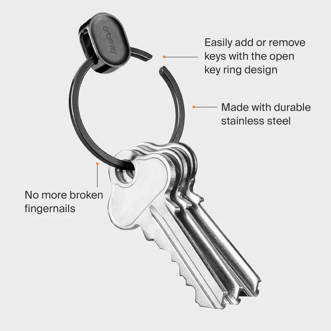 Orbitkey Ring V2 - Silver