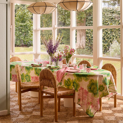 Geranium Multi Tablecloth Medium