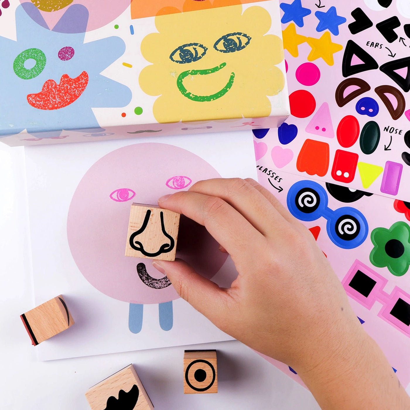 Stamp Kit -  Cool Faces