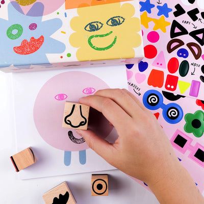 Stamp Kit -  Cool Faces