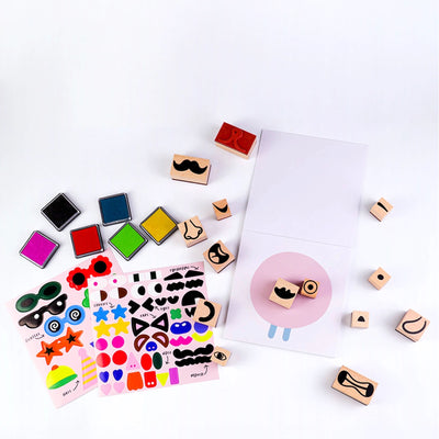 Stamp Kit -  Cool Faces