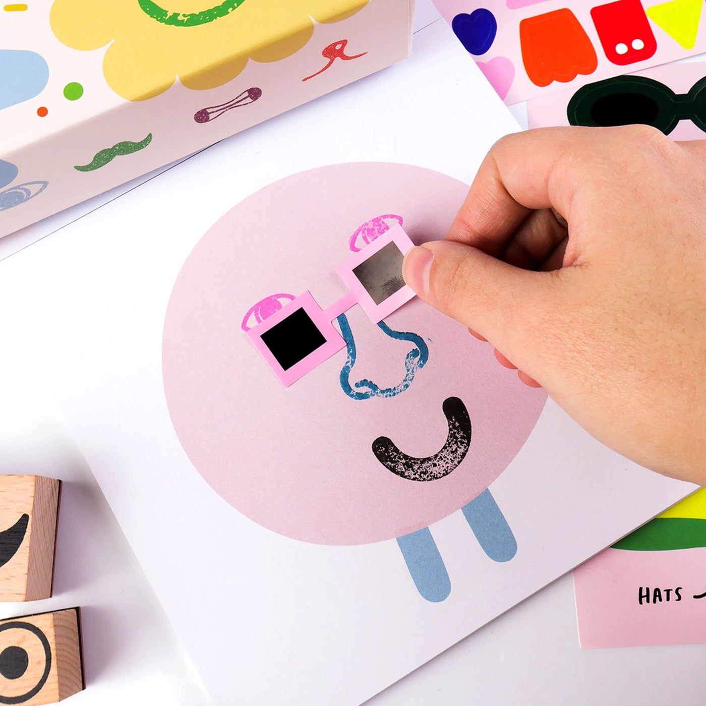 Stamp Kit -  Cool Faces