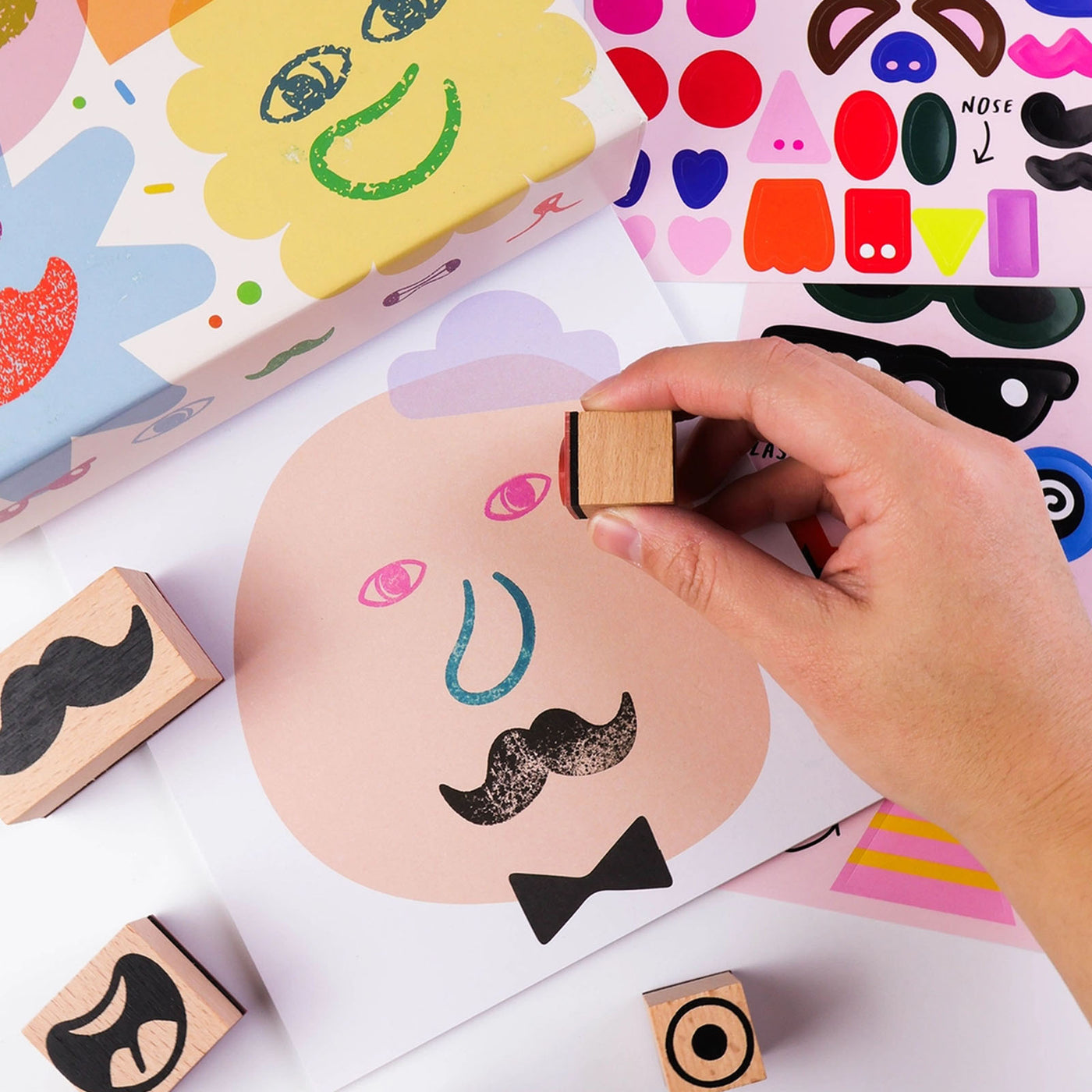 Stamp Kit -  Cool Faces