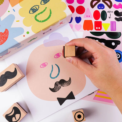 Stamp Kit -  Cool Faces