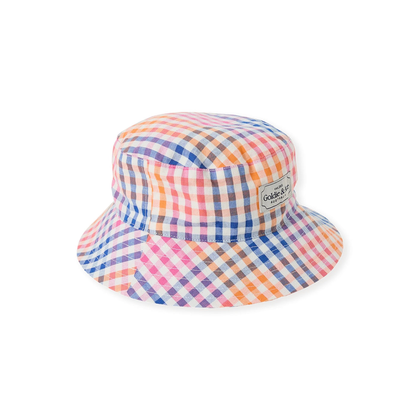 Rainbow Gingham Bucket Hat