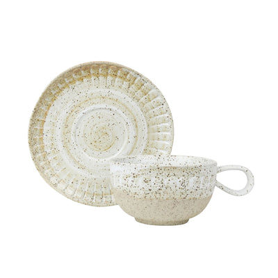 Cup & Saucer - White Ceylon