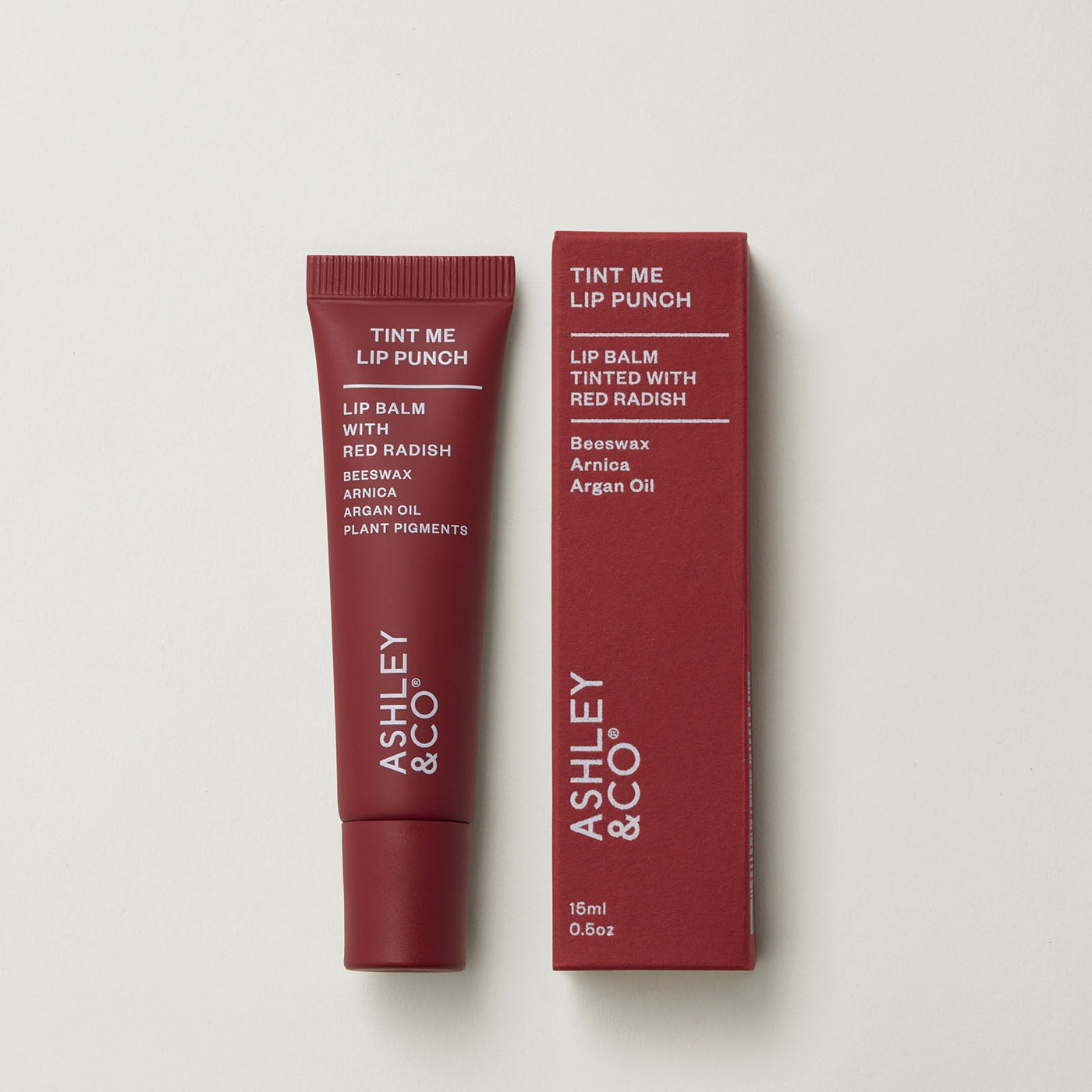 Ashley & Co: Lip Punch Tint Me 15ml - Red Radish