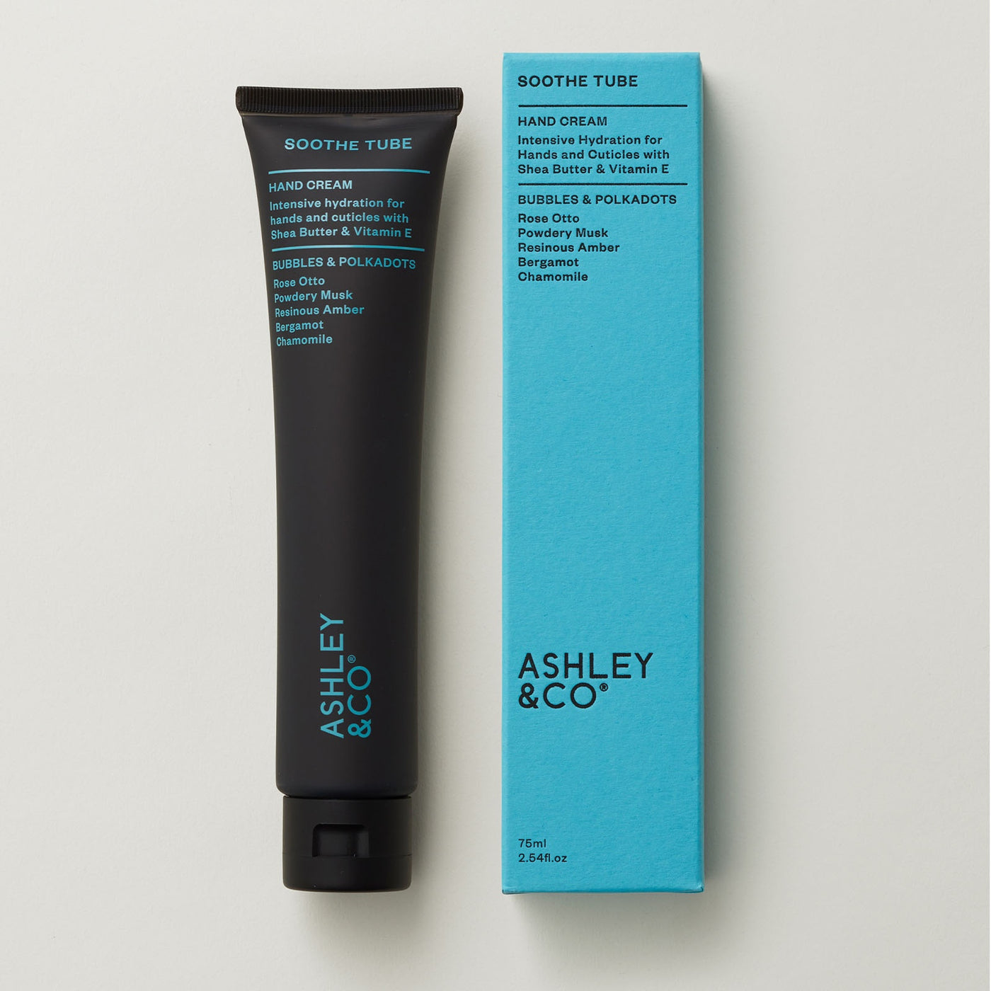 Ashley & Co: Soothe Tube 75ml - Bubbles & Polkadots