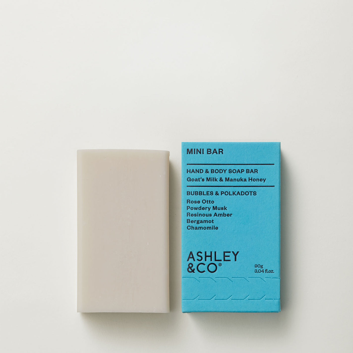 Ashley & Co: Mini Bar 90g - Bubbles & Polkadots