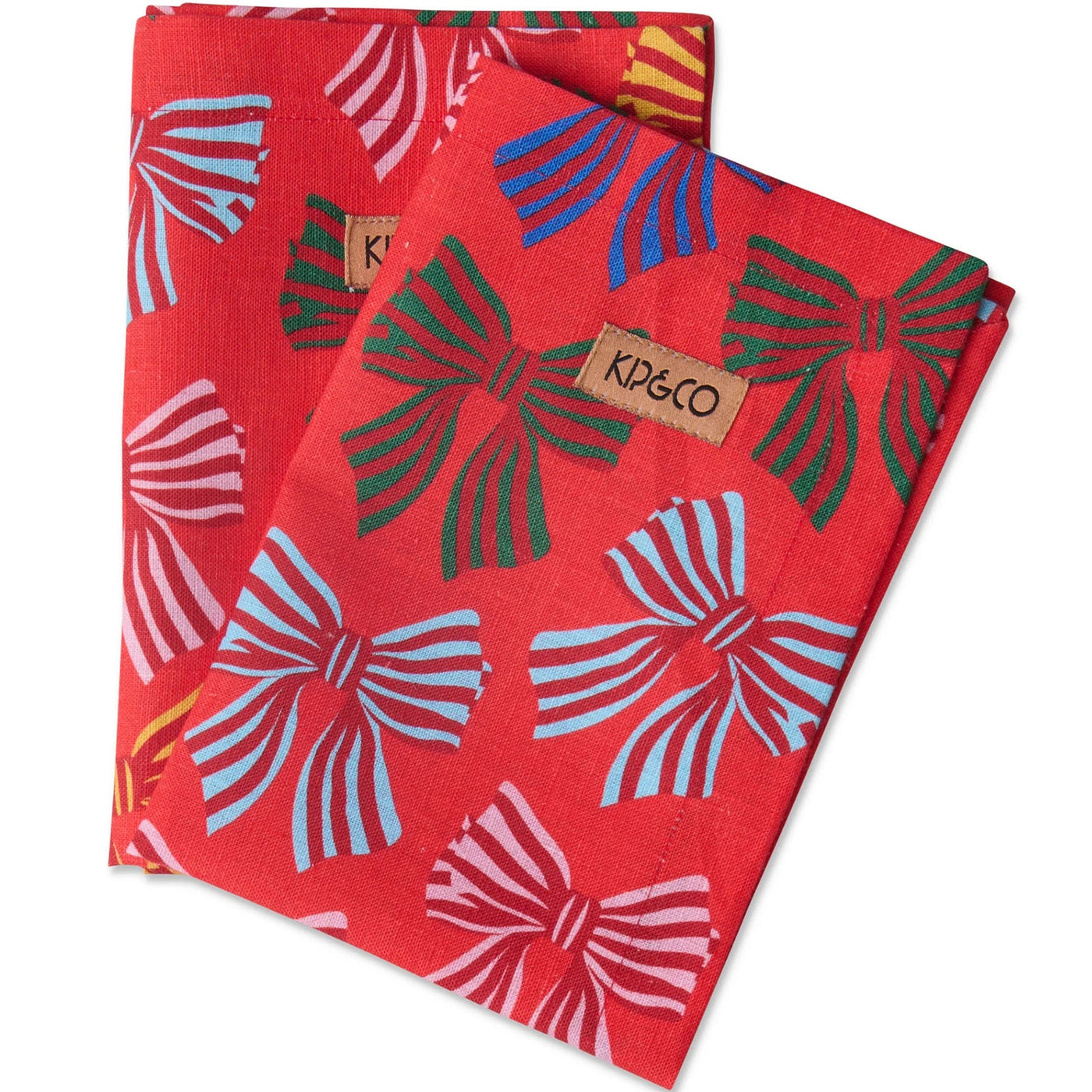 Festive Bow 4P Napkin Set One Size