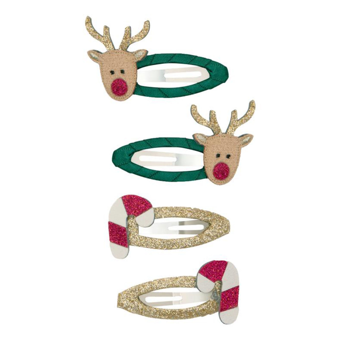 Rudolph & Candy Mini Clips - 4pc