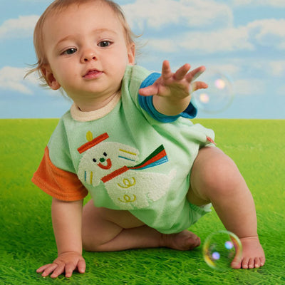 Puppy Park Terry Short Sleeve Body Suit