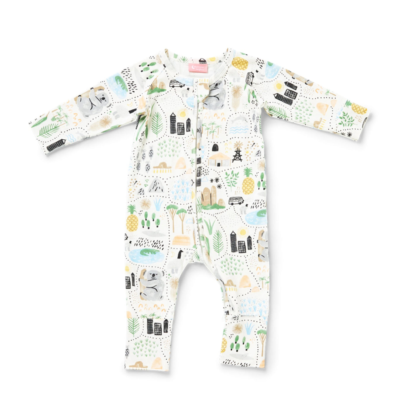 Big Adventures Long Sleeve Romper