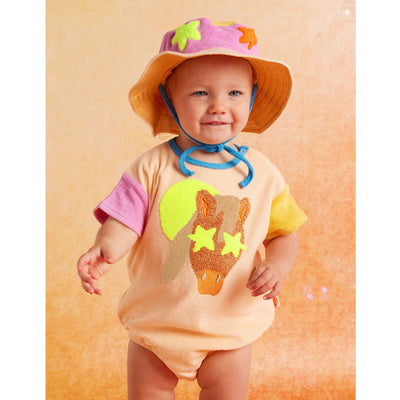 Giddy Up Terry Short Sleeve Body Suit