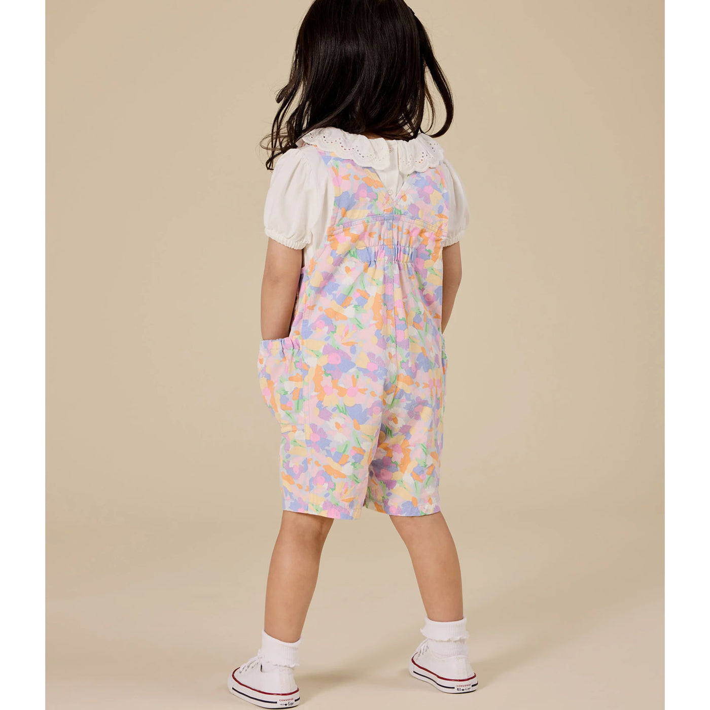 Pastel Bouquet Burton Pocket Overalls