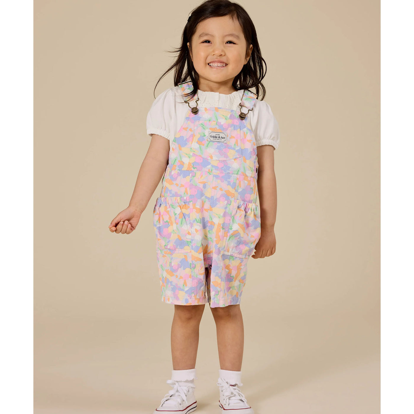 Pastel Bouquet Burton Pocket Overalls