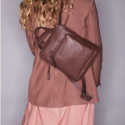 Mini Backpack - Coffee