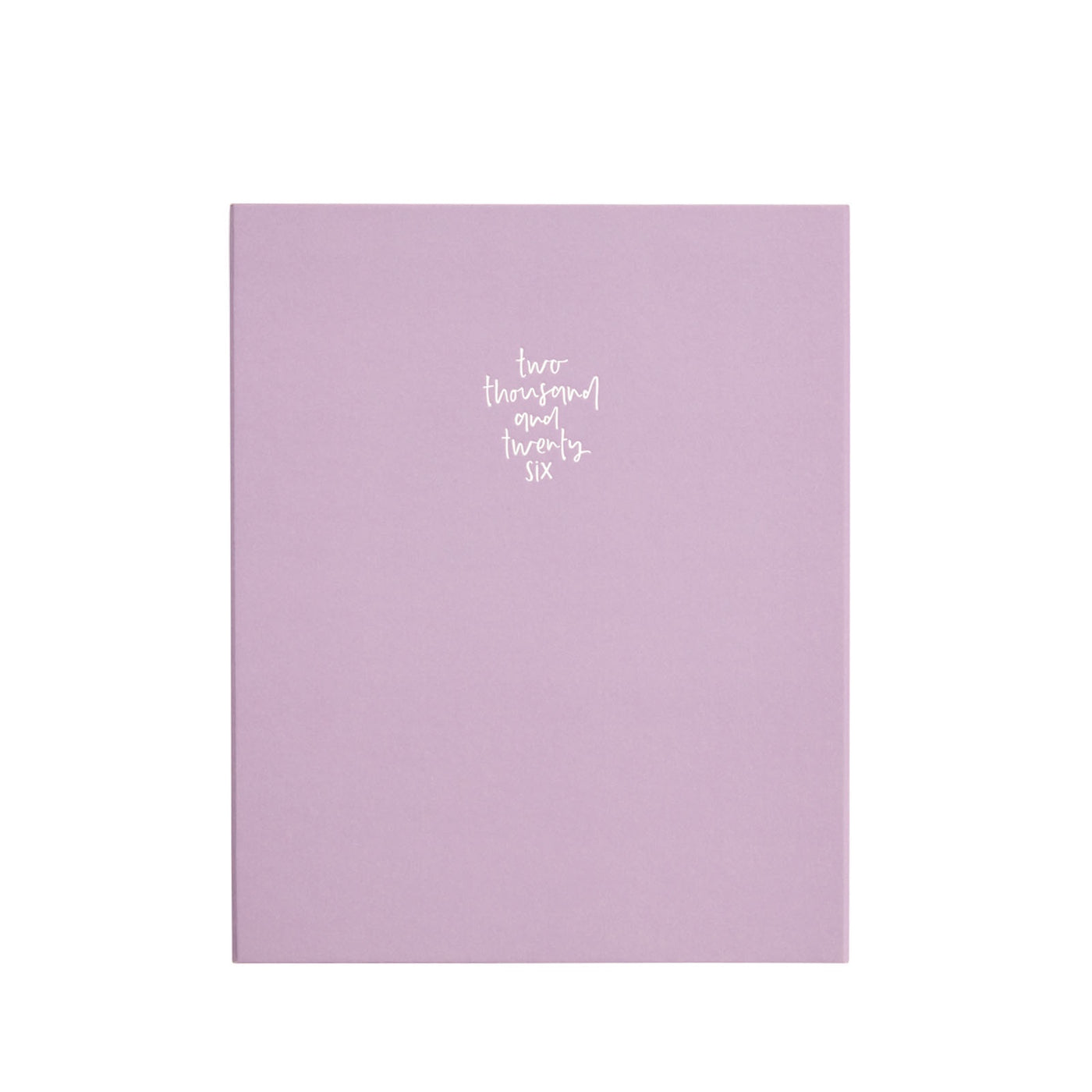 2026 Planner Signature Horizontal - Lilac