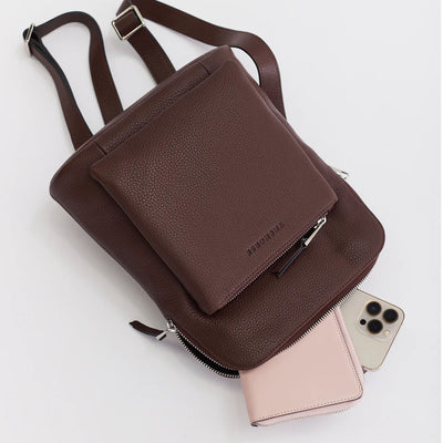 Mini Backpack - Coffee