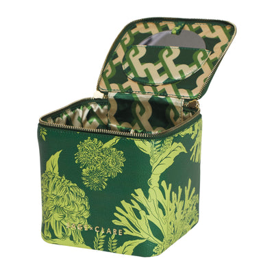 Delphine  Small Vanity Case - Anise