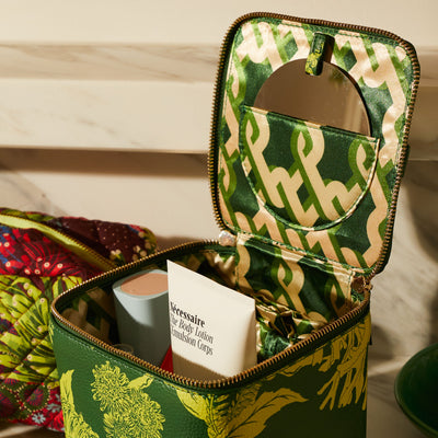 Delphine  Small Vanity Case - Anise