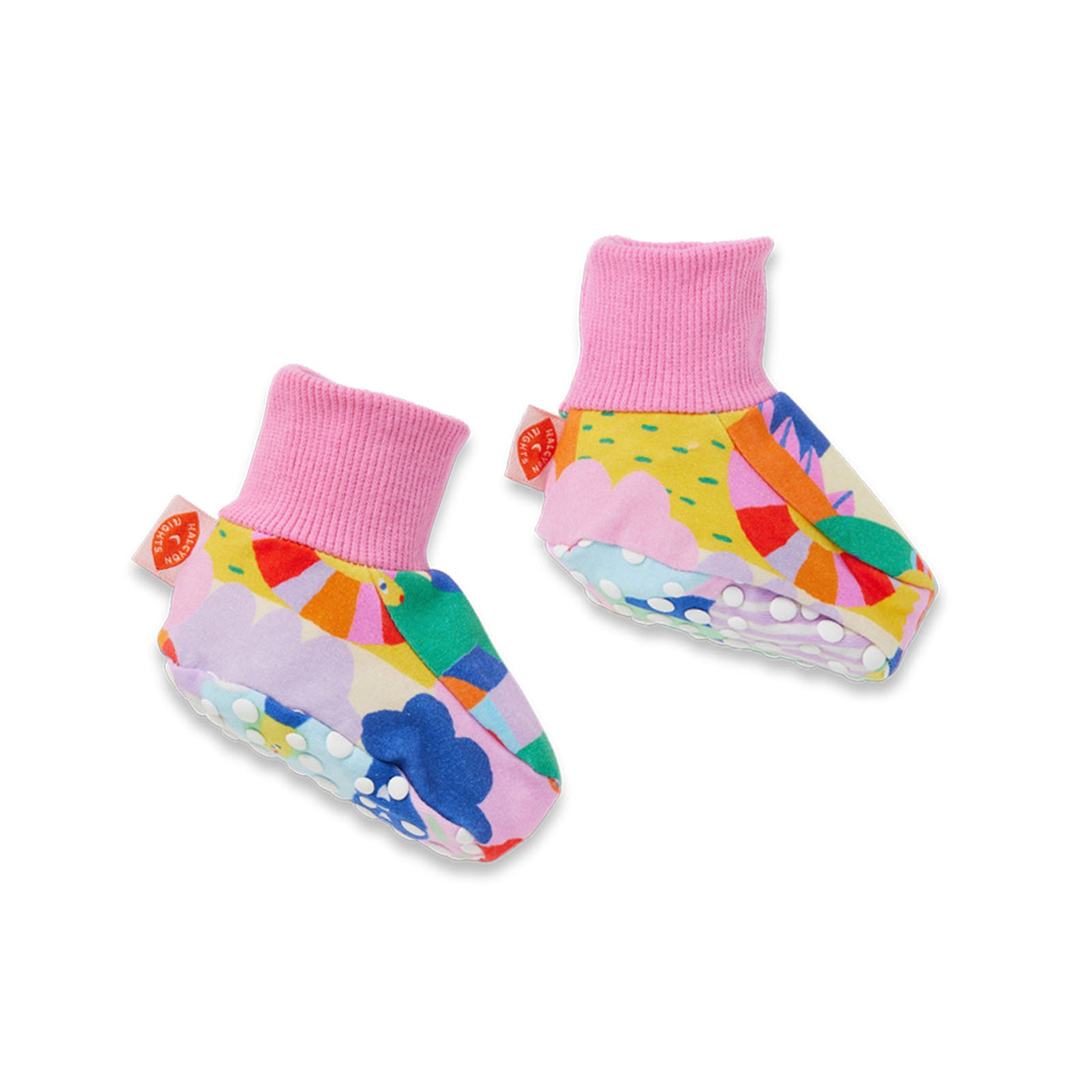 Rainbow Valley Baby Booties