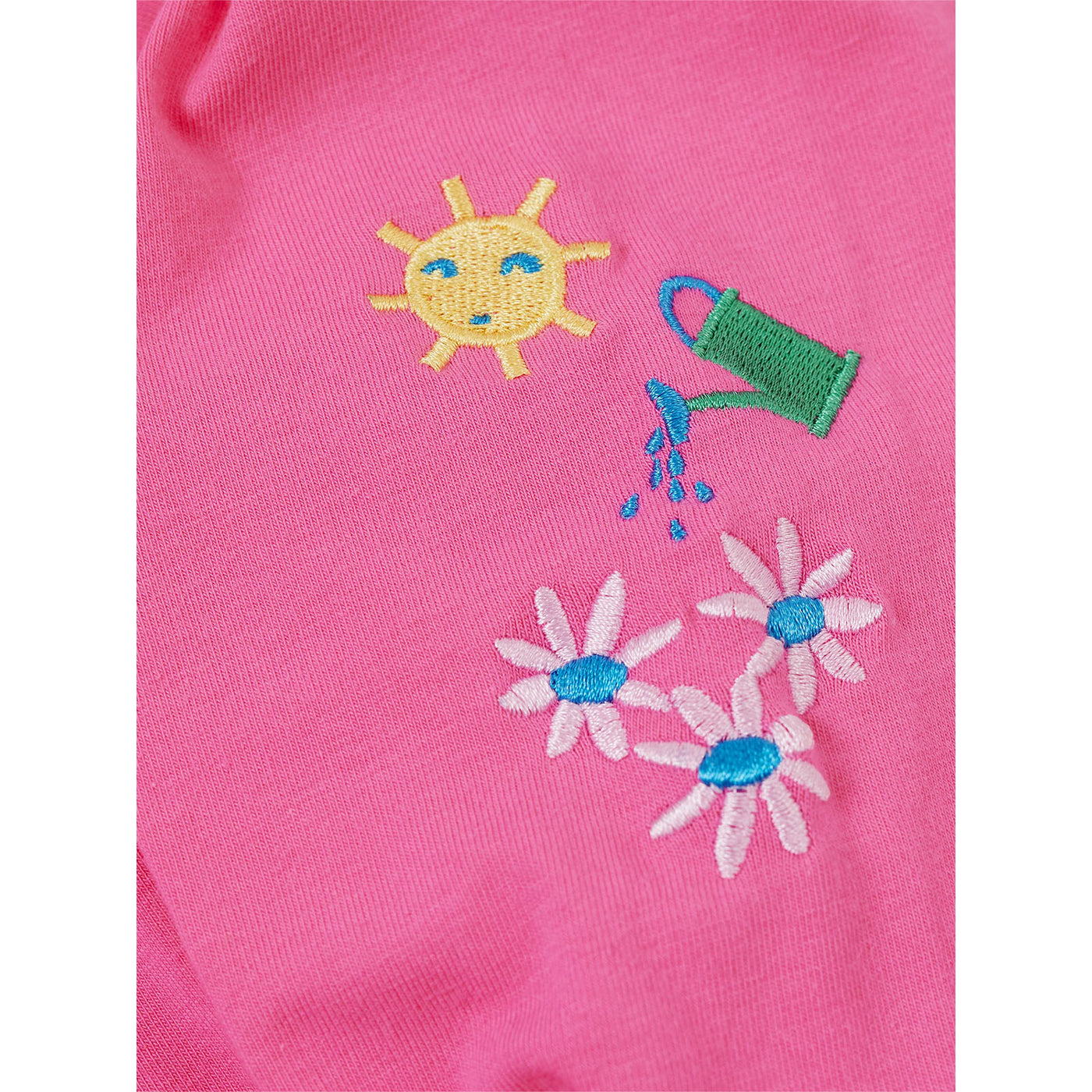 Sofia Embroidered Puff Sleeve Skivvy French Rose