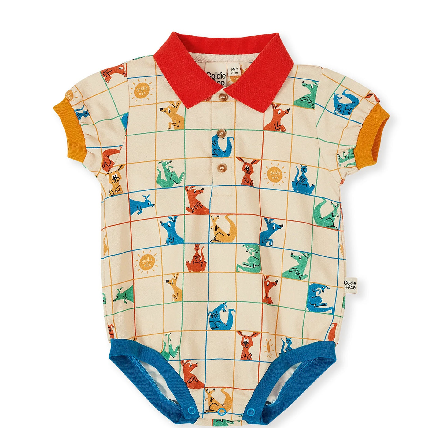 Hopscotch Polo Romper