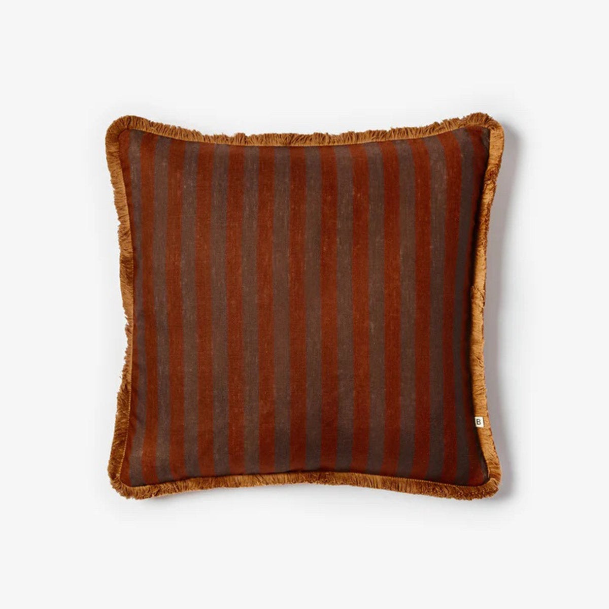 Thin Stripe Chocolate 50cm Cushion