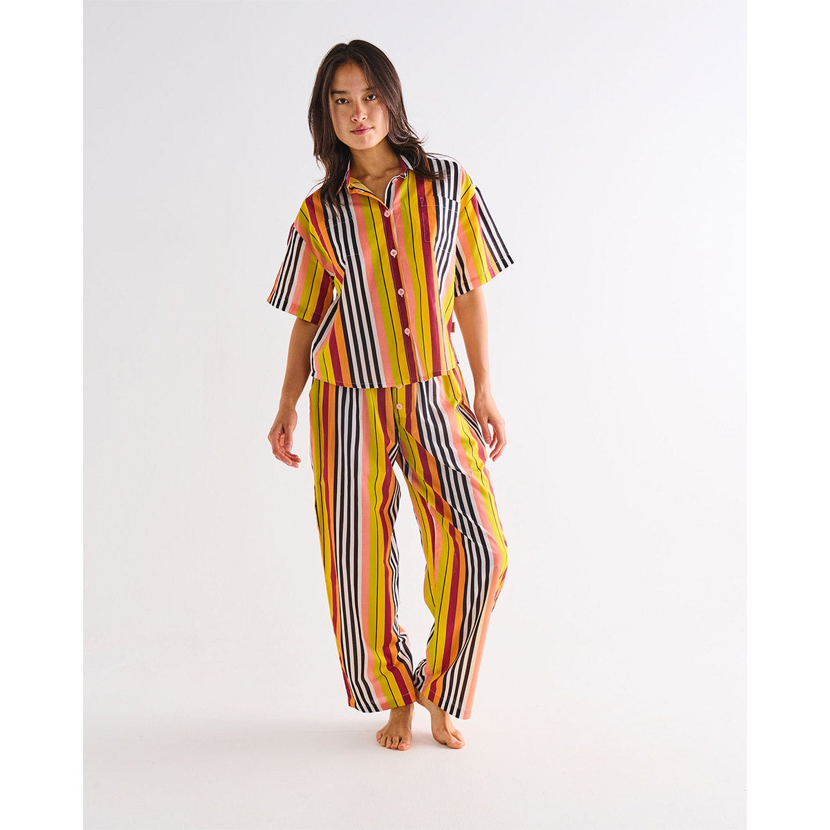 Casablanca Short Sleeve Pyjama Top & Pant Set