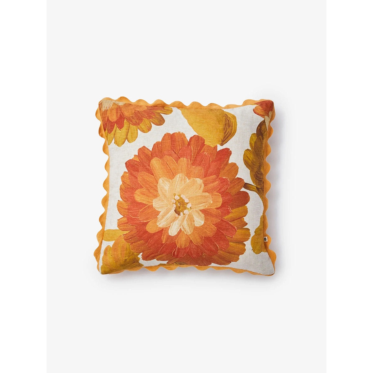 Dahlia Orange 50cm Cushion