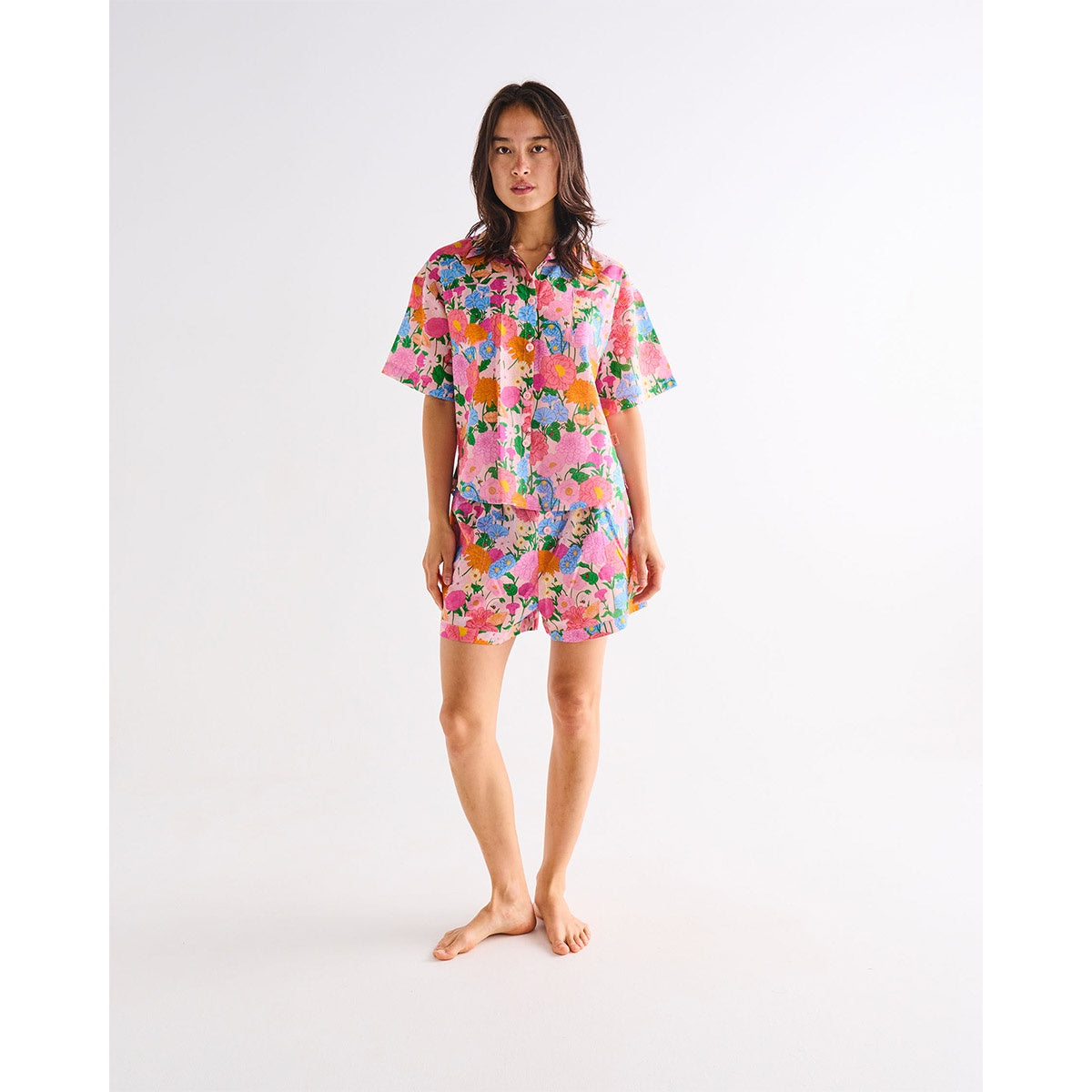 Follow The Sun Short Sleeve Pyjama Top & Short Set