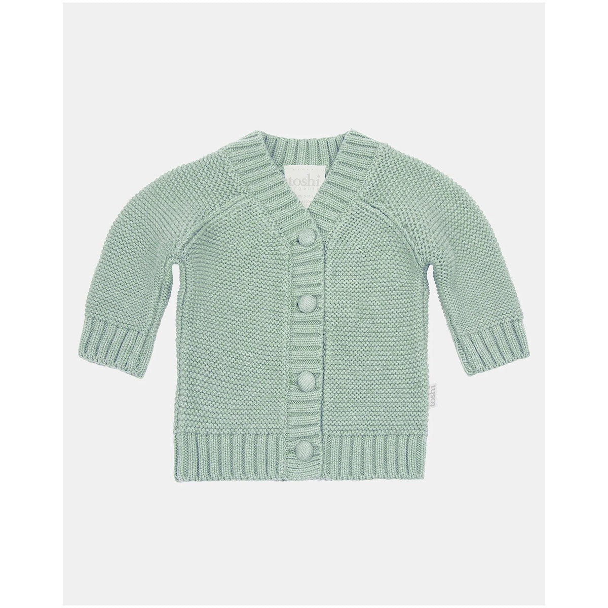 Organic Cardigan Andy - Jade