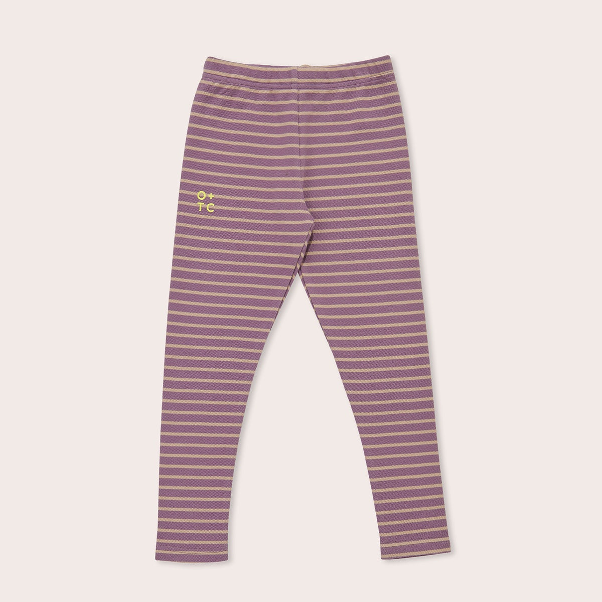 Mauve Stripe Leggings