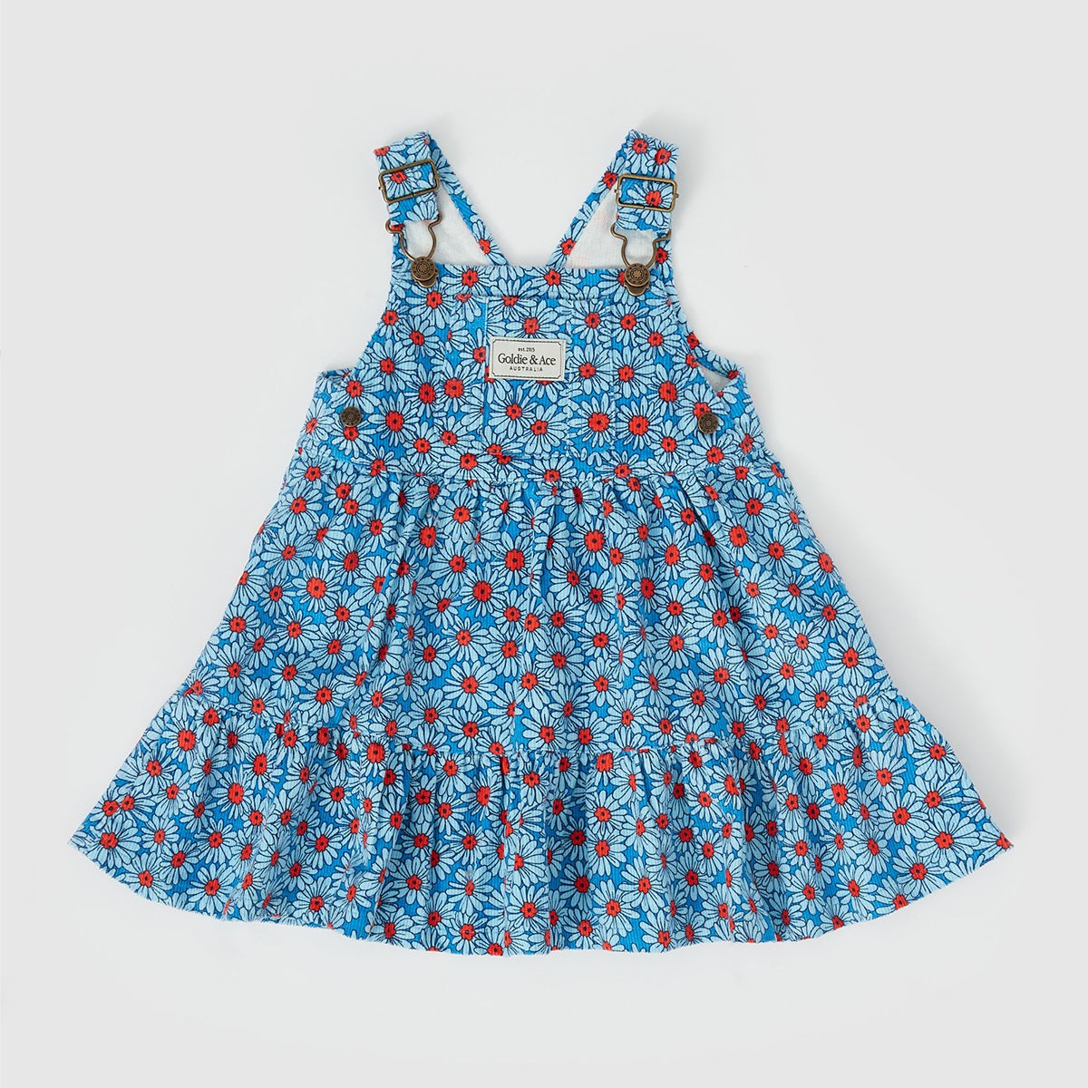 Dixie Daisy Tired Corduroy Pinafore Dress