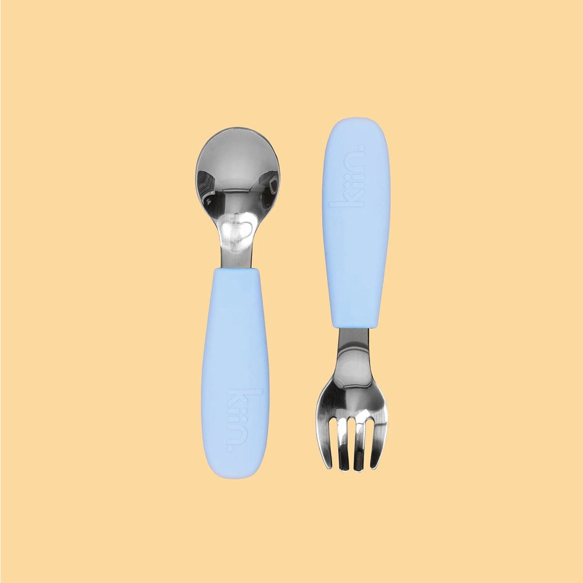 Silicone Cutlery Set - Pastel Sky