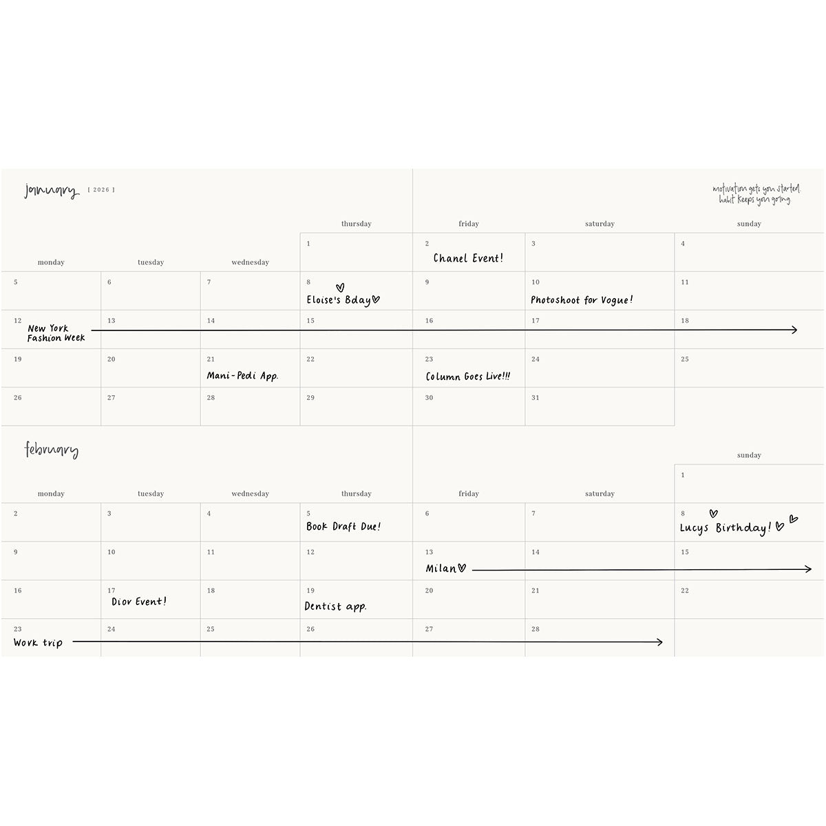 2025 Planner Signature Horizontal - Soho