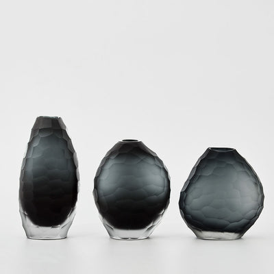 Calypso Vase, Large,  Smoke