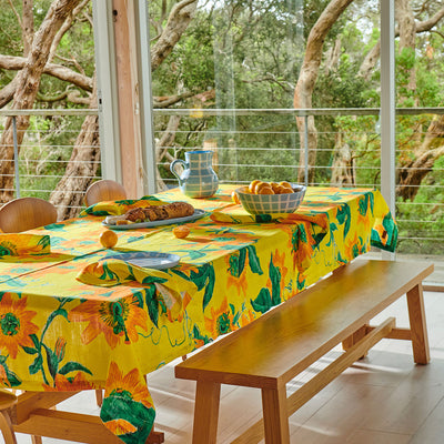 Passiona Rectangular Linen Tablecloth