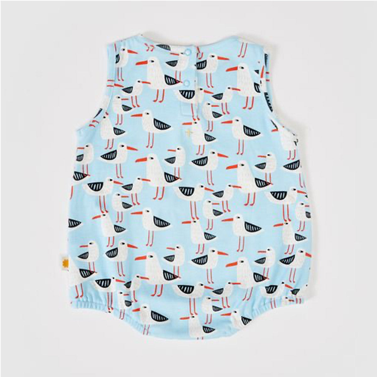 Seagulls  Print Bubble Romper