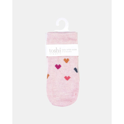 Baby Socks Jacquard - Hearts