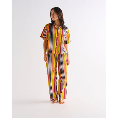 Casablanca Short Sleeve Pyjama Top & Pant Set