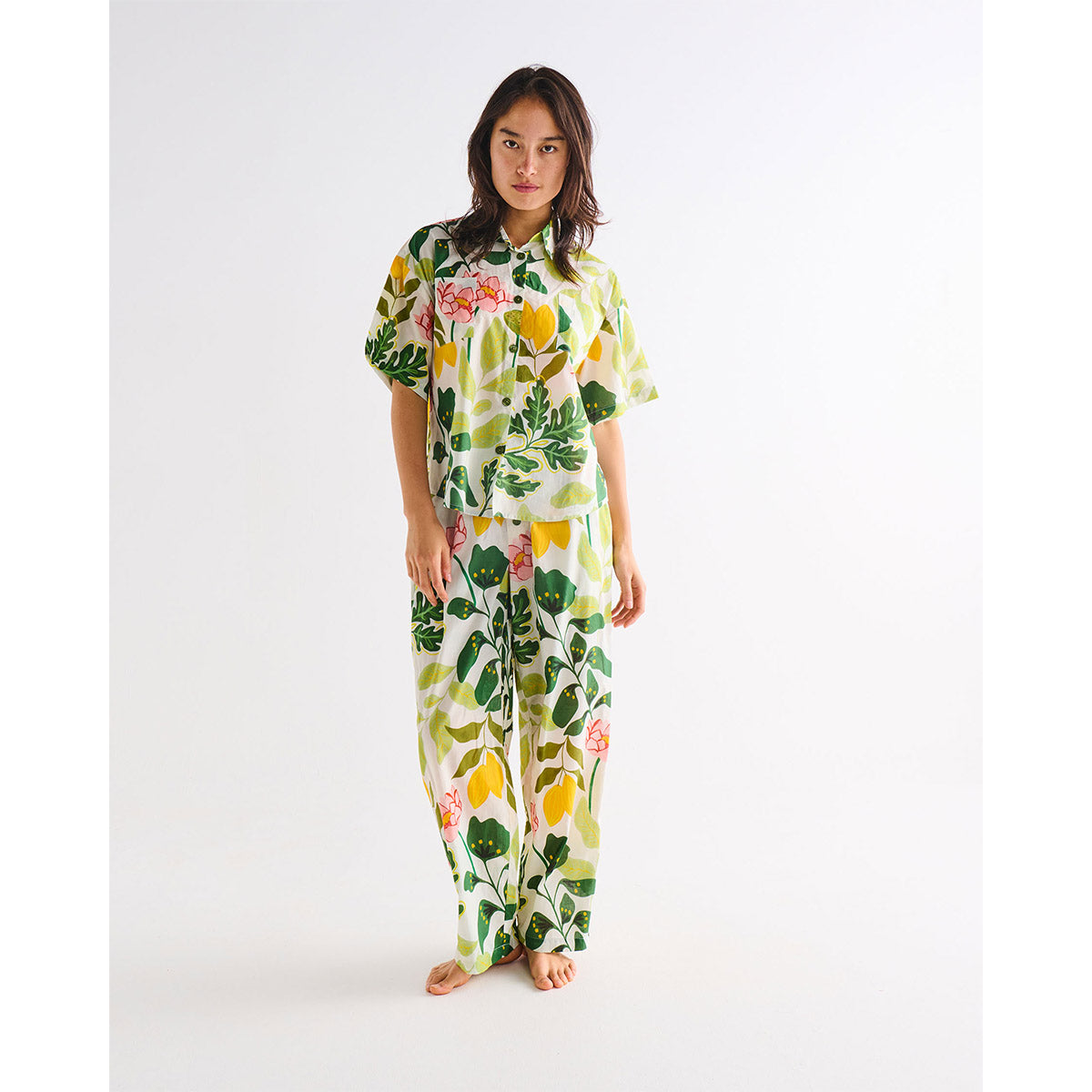 Wander  Short Sleeve Pyjama Top & Pant Set