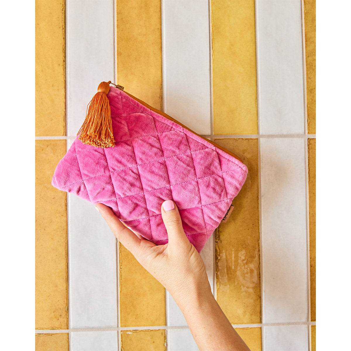 Pink Velvet Cosmetics Purse One Size