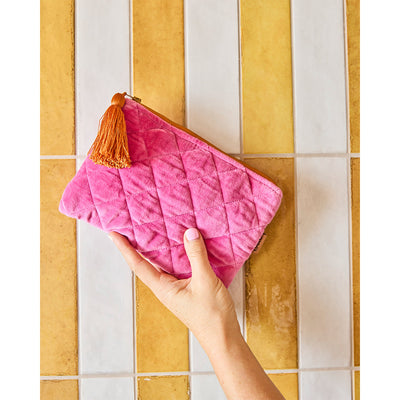 Pink Velvet Cosmetics Purse One Size