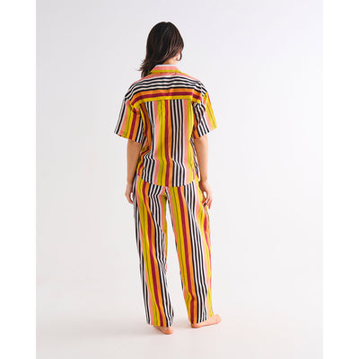 Casablanca Short Sleeve Pyjama Top & Pant Set