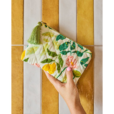 Wander Velvet Cosmetic Purse One Size