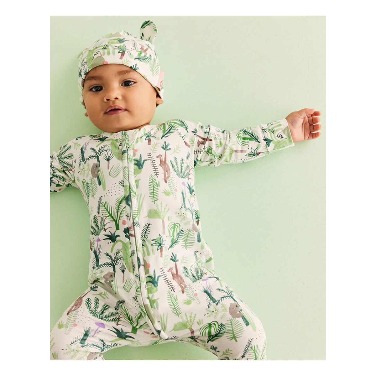 Fern Gully Long Sleeve Romper