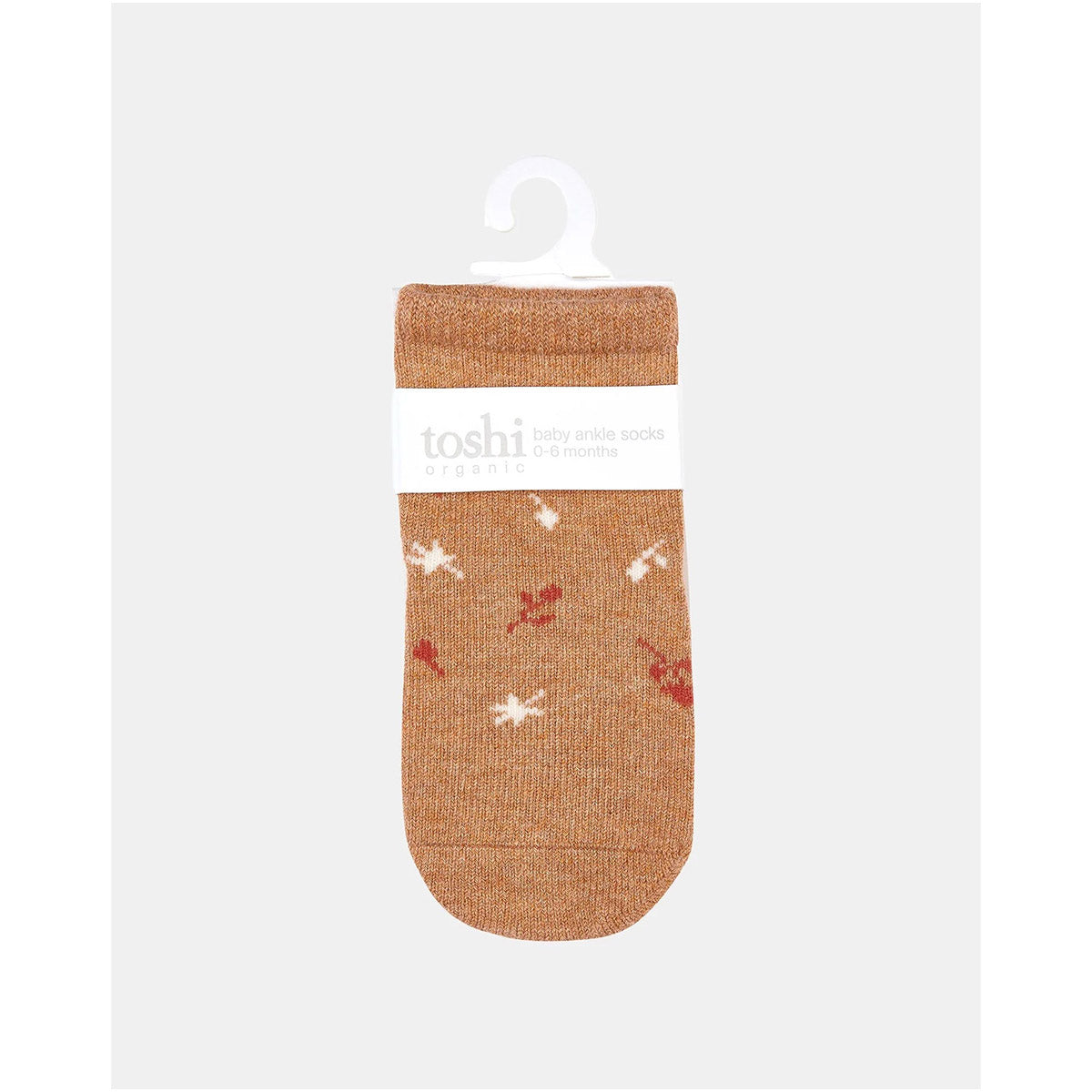 Baby Socks Jacquard - Maple Leaves