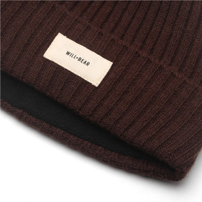 Levi Dark Brown Beanie O/S